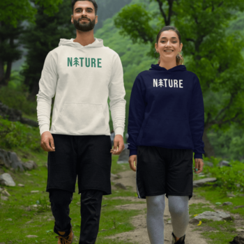 Sweat à capuche adultes Nature