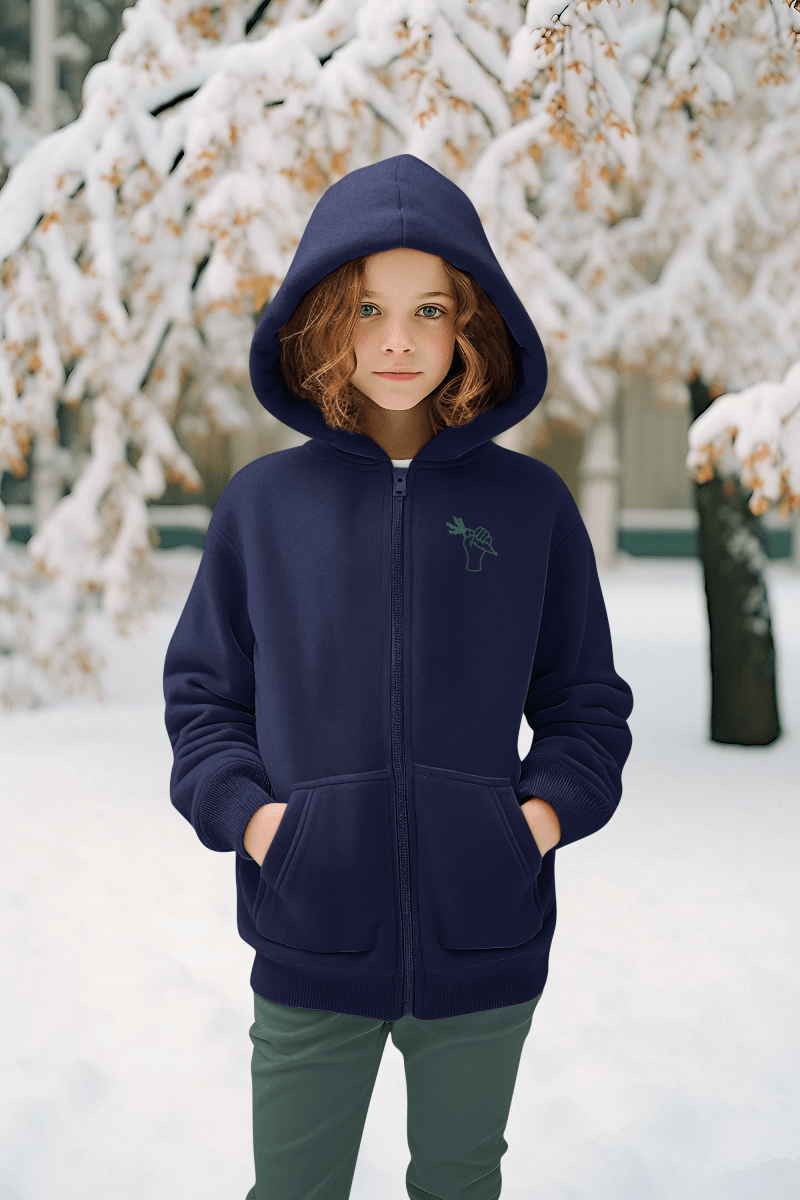 Sweat zippé enfants Nature – Image 2