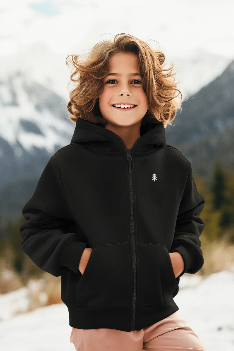Sweat zippé enfants Nature – Image 3