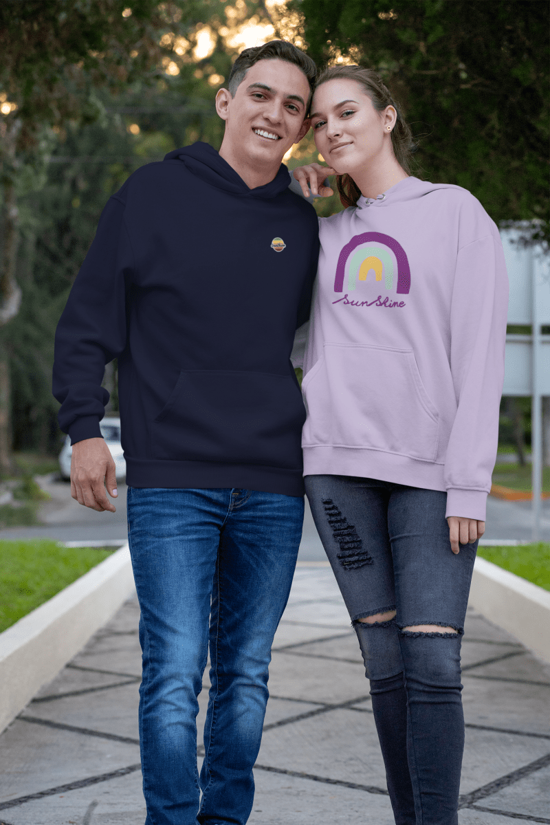 Sweat à capuche adultes Rainbow