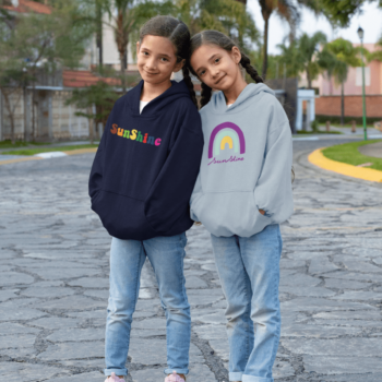 Sweat à capuche enfants Rainbow