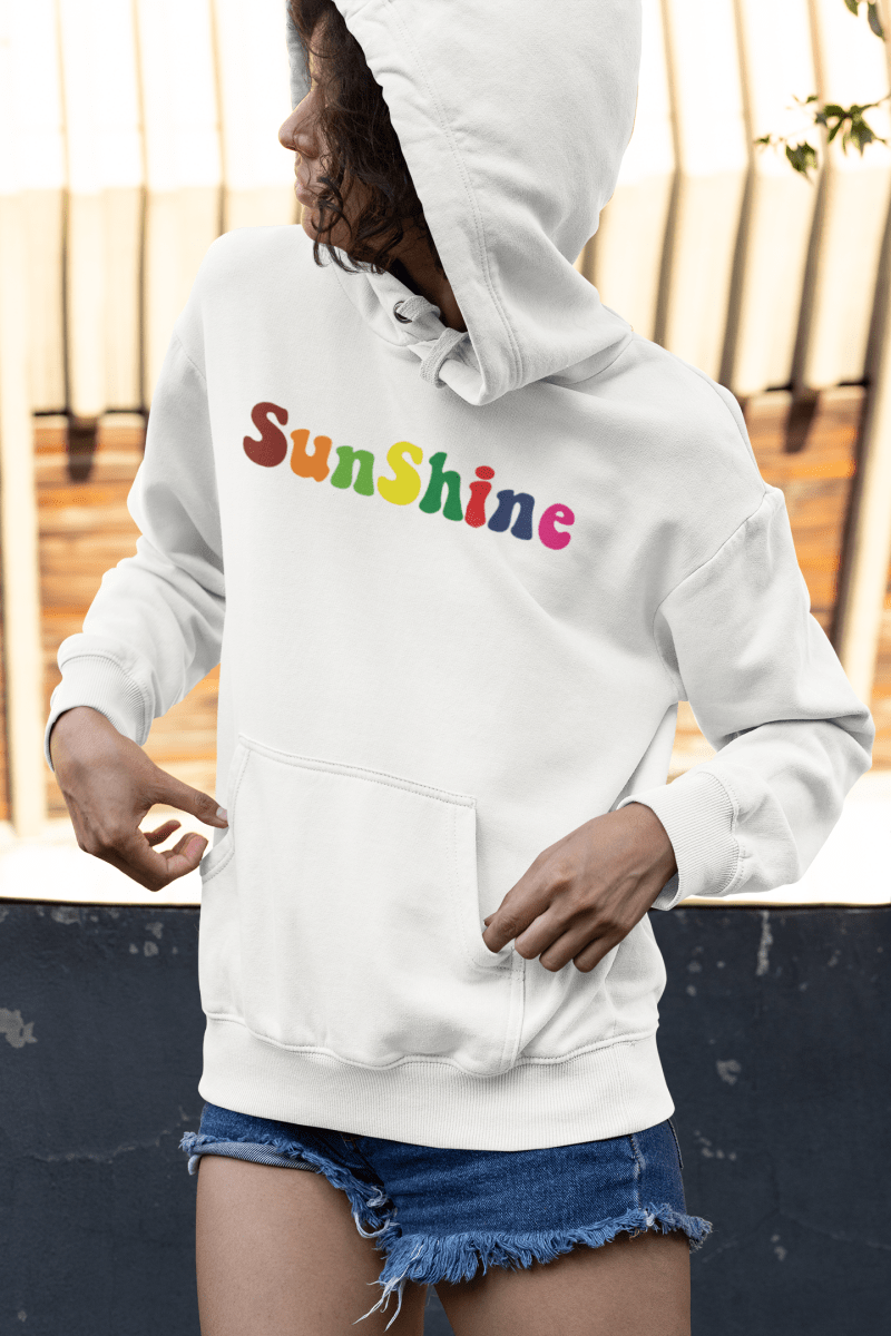 Sweat à capuche adultes Rainbow – Image 2