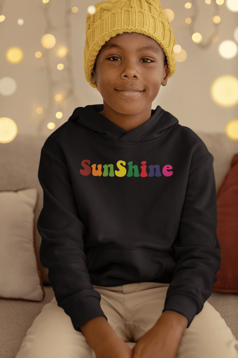 Sweat à capuche enfants Rainbow – Image 3
