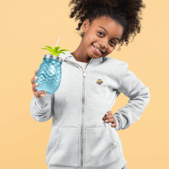 Sweat zippé enfants Rainbow