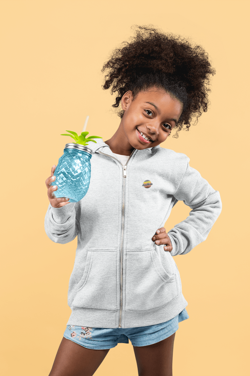 Sweat zippé enfants Rainbow