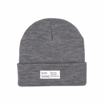 Bonnet label Heather Grey